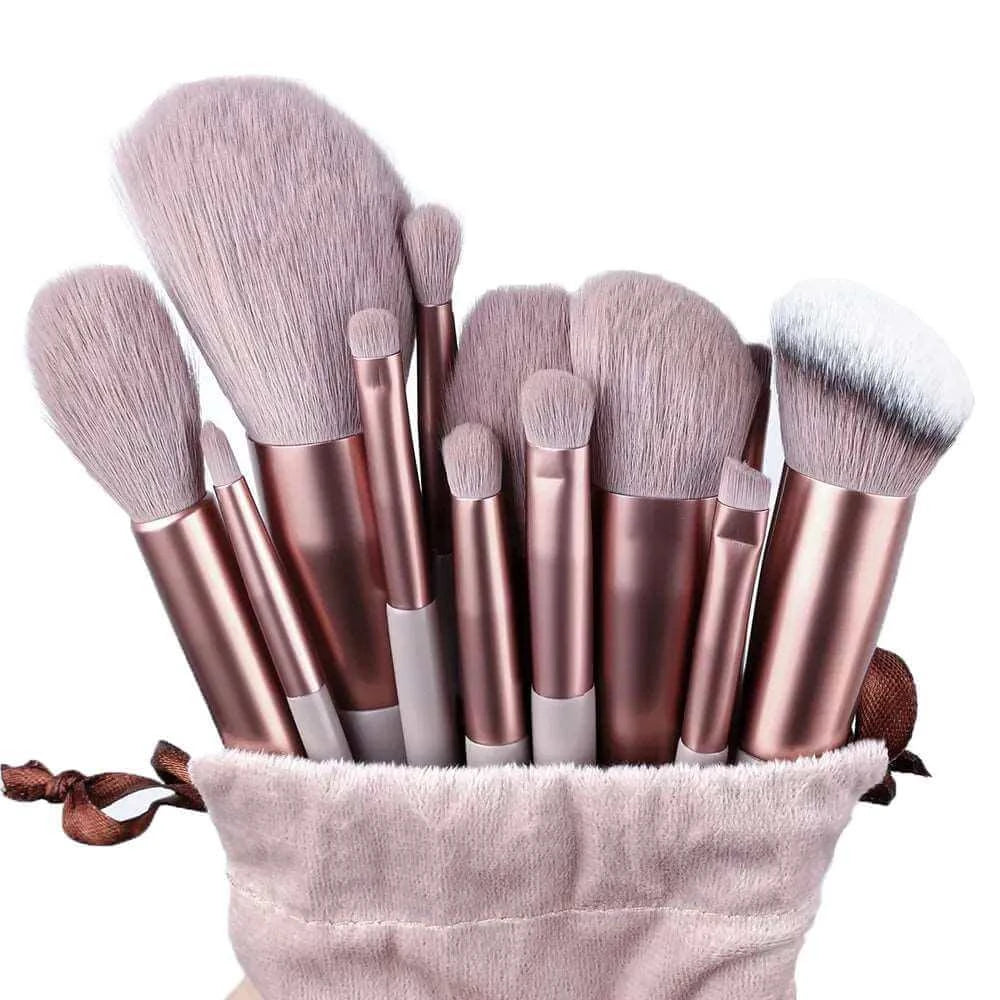 13Pcs Soft Fluffy Makeup Brushes Set - Healyno