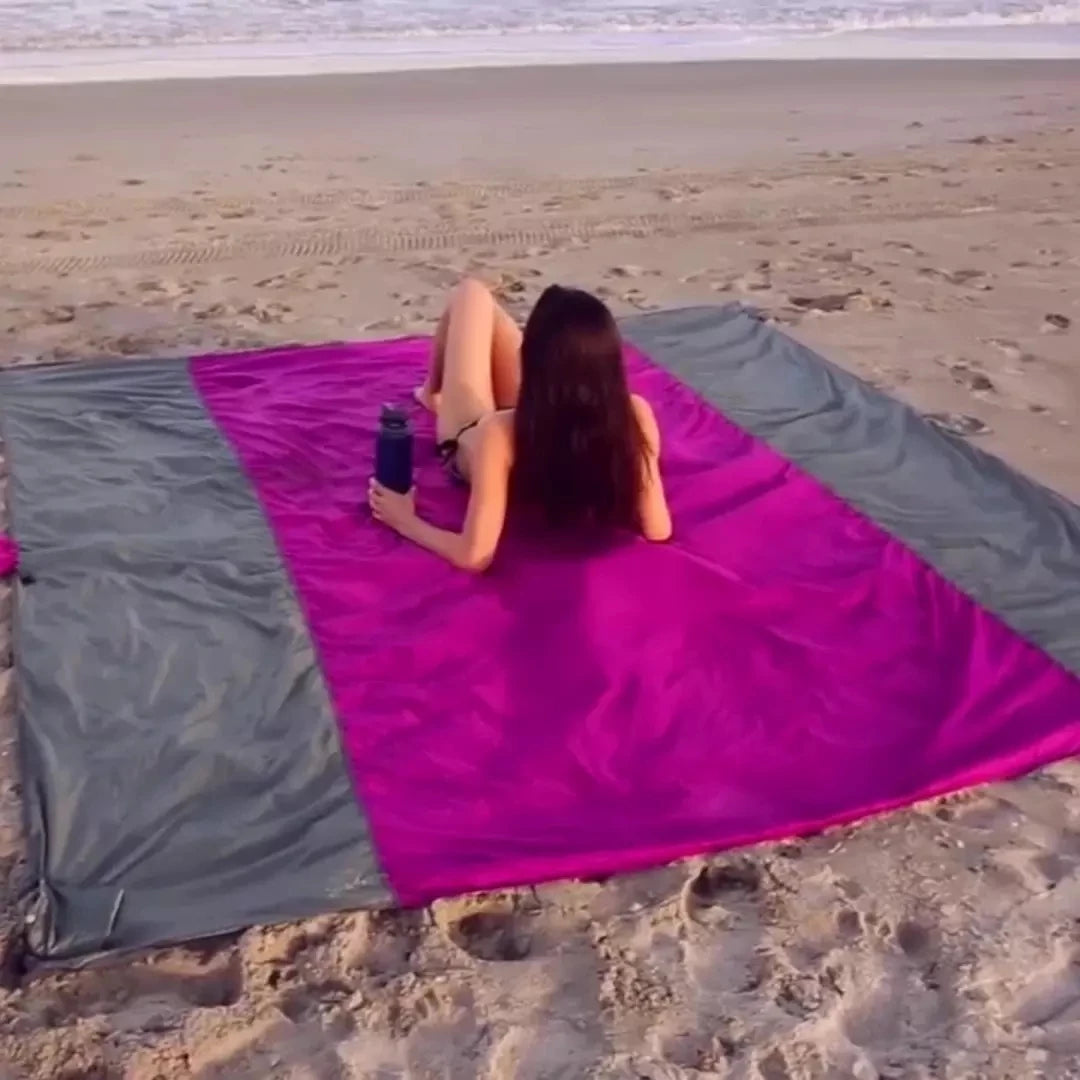 2023 Summer Light Weight Sand Free Beach Mat Outdoor Travel Camping Beach Mat Home Decor Rugs Portable Foldable Picnic Blanket - Healyno