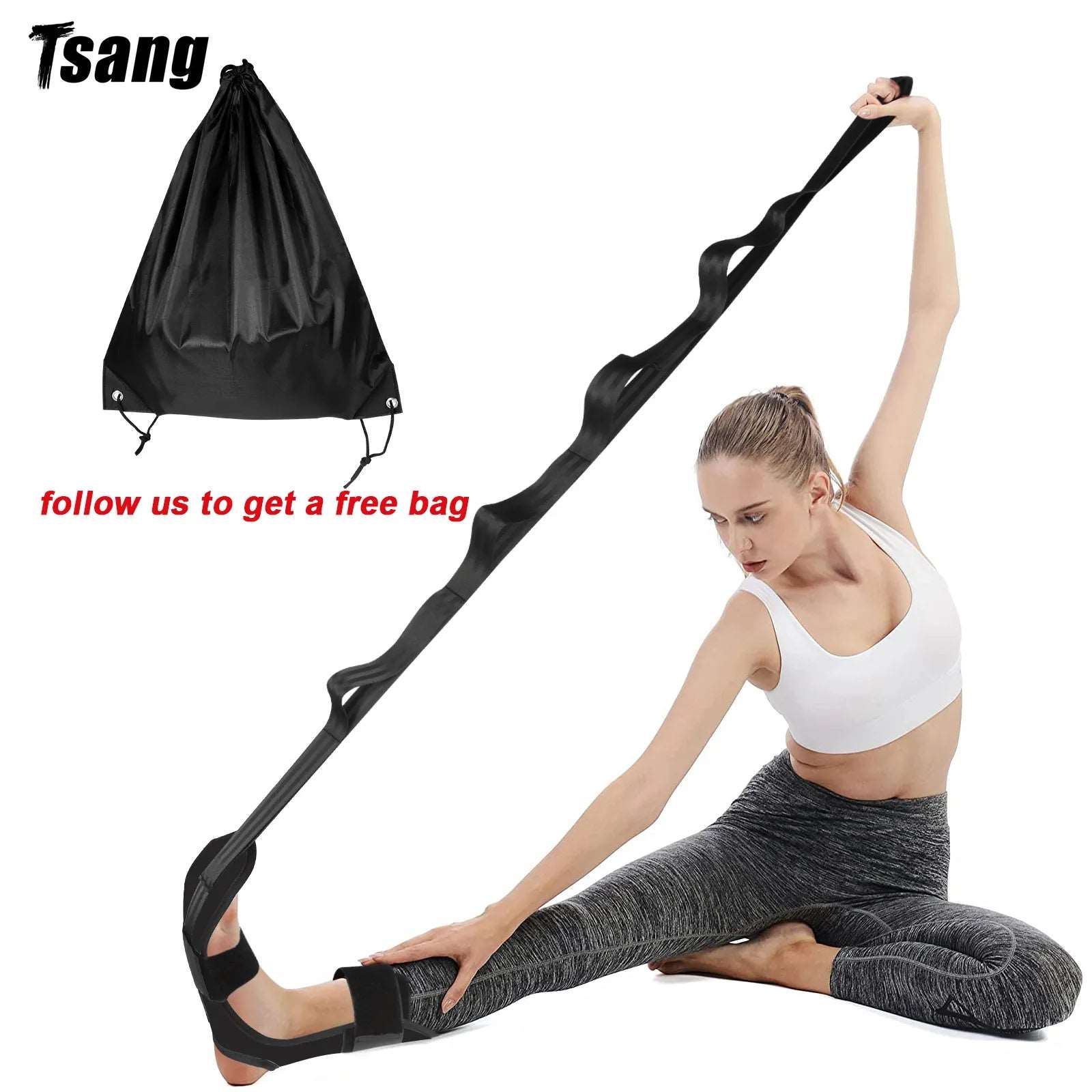 Fascia Stretcher Finally Flexible Again Yoga Strap Belt