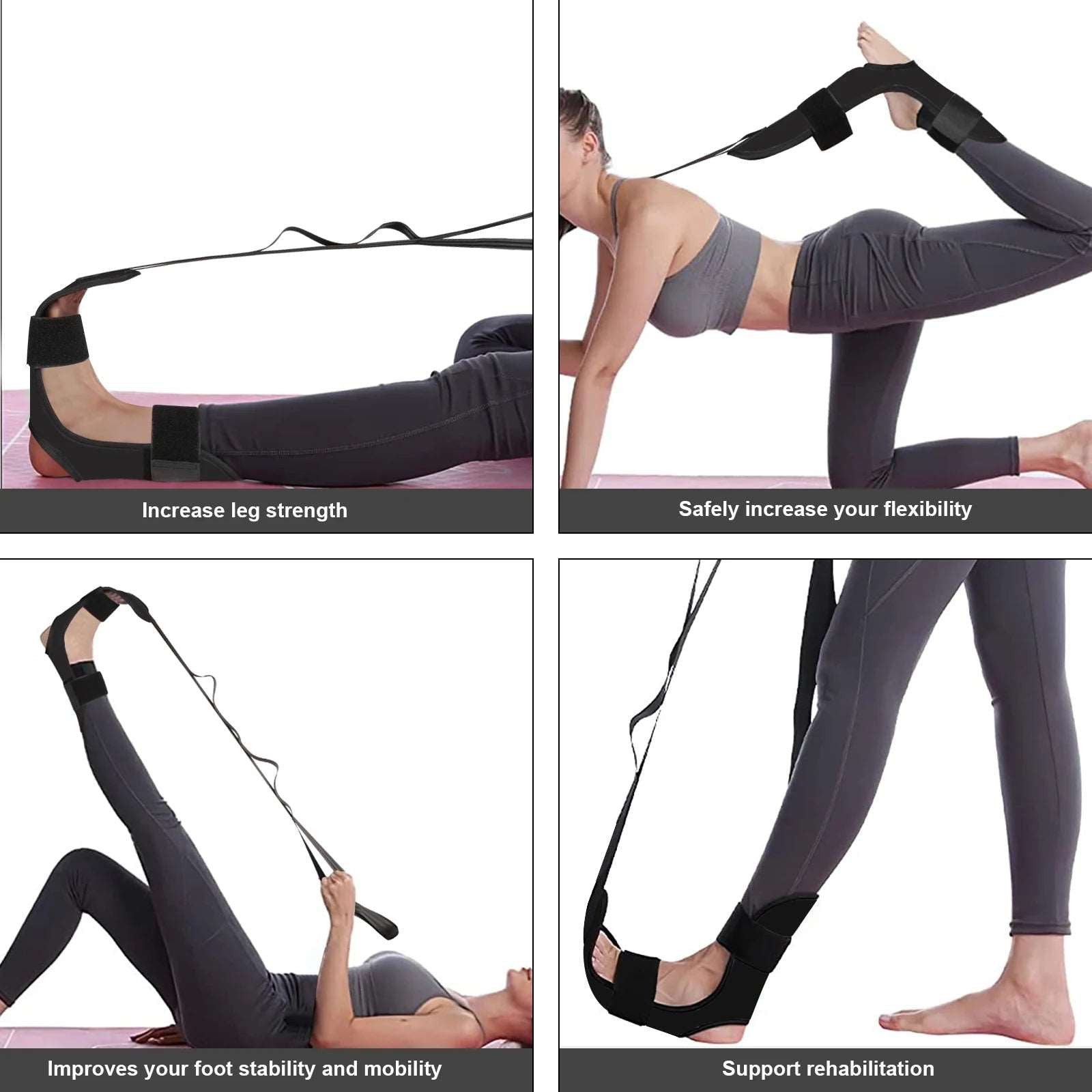 Fascia Stretcher Finally Flexible Again Yoga Strap Belt
