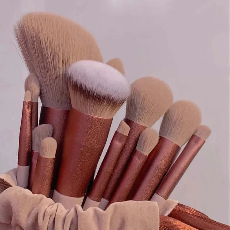 13Pcs Soft Fluffy Makeup Brushes Set - Healyno