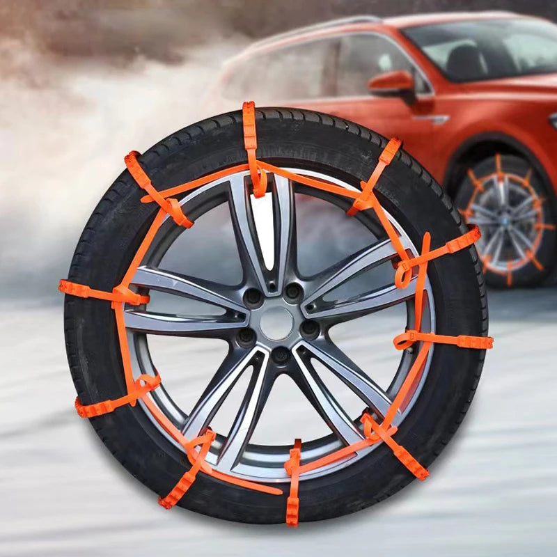 10/20Pcs Car Anti-skid Universal Wheel for Tyre Grip Non-slip Snow Chains Cable Belt Winter Tires Outdoor Emergency Chain - Healyno