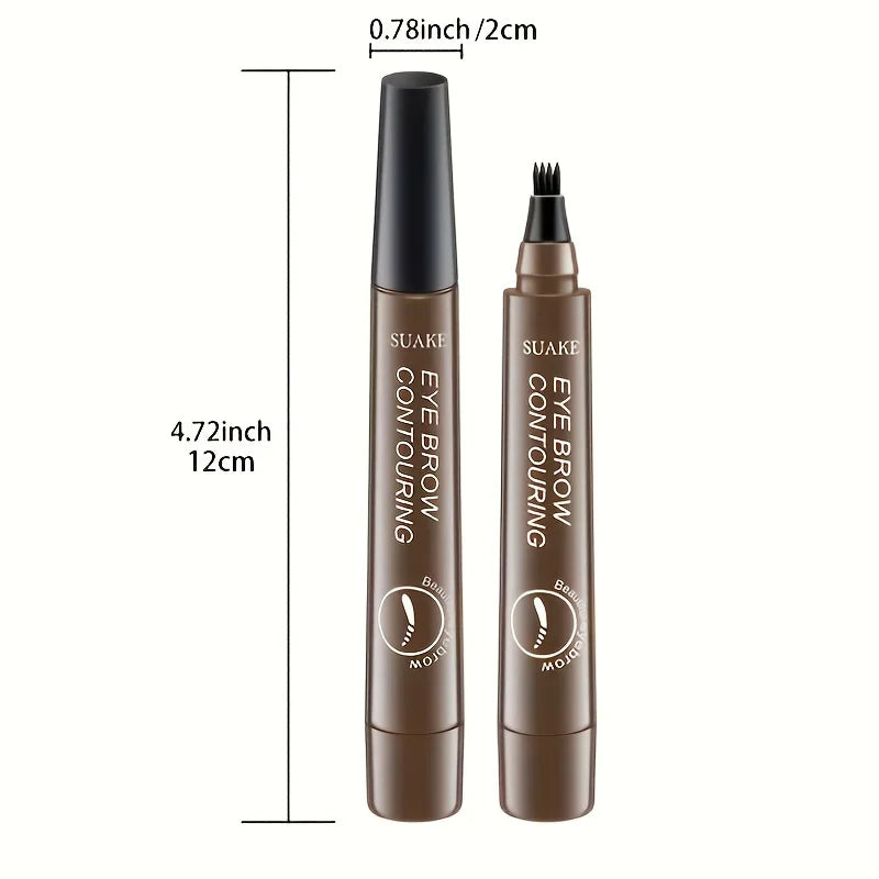 4 Point Eyebrow Pencil Maquillajes Para Mujer Waterproof Liquid Eyebrow Pen Makeup Long Lasting Cosmetic Microblade Brow Pencil - Healyno